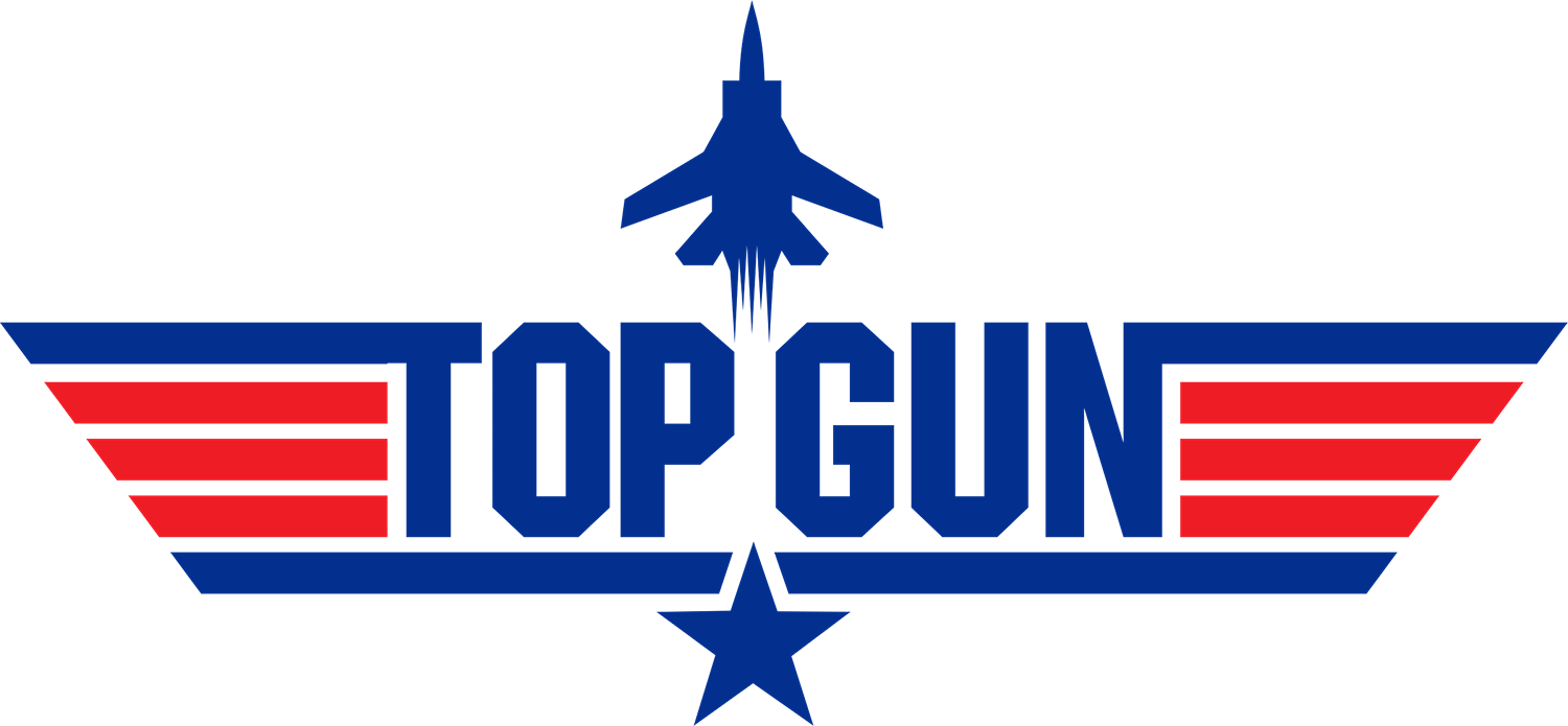 Top Gun logo for Famicom